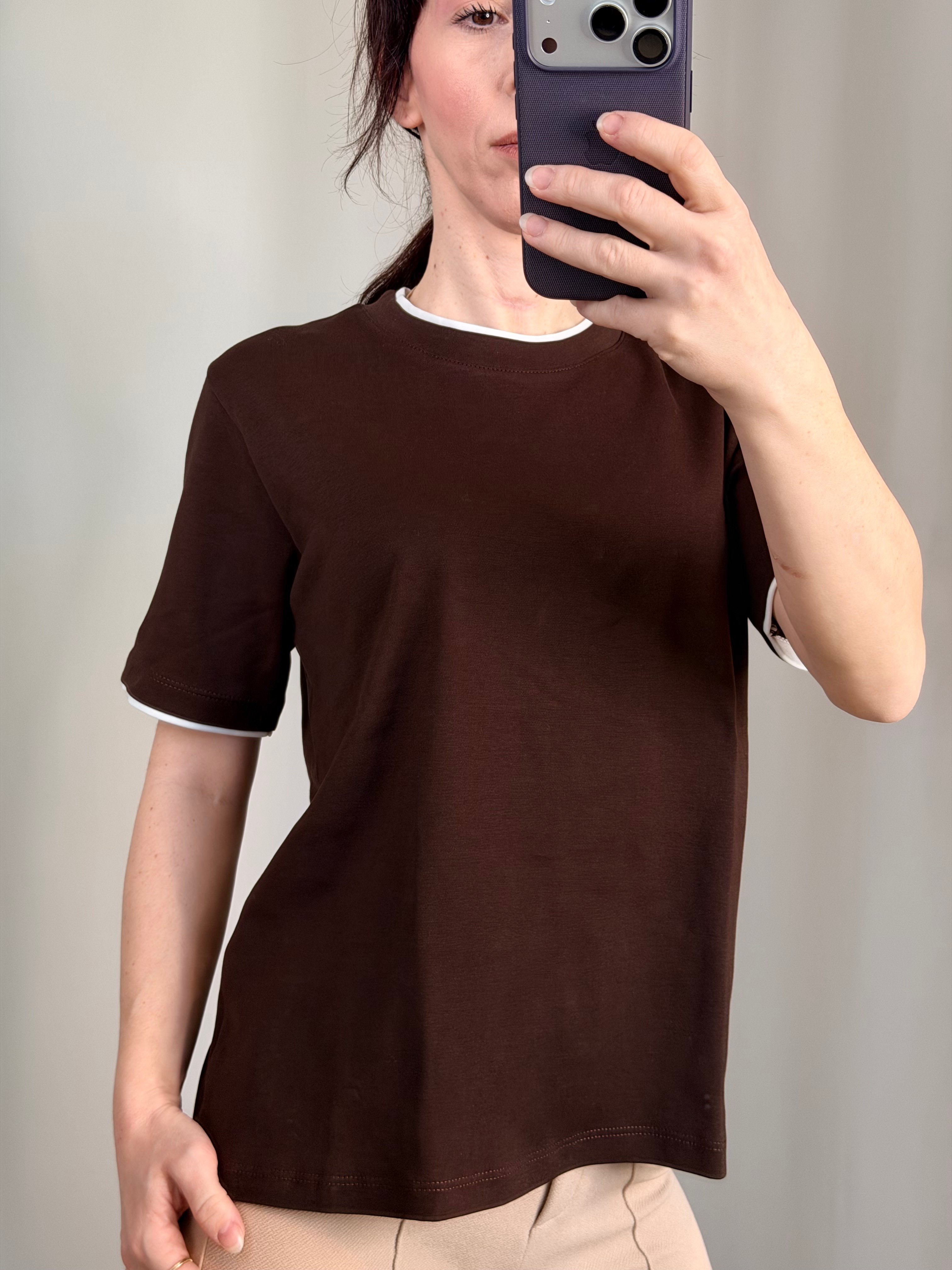 Orjinal Marka Kahverengi T-shirt