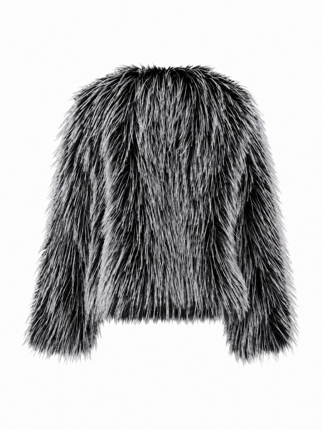 Arjante Faux Fur Jacket-White