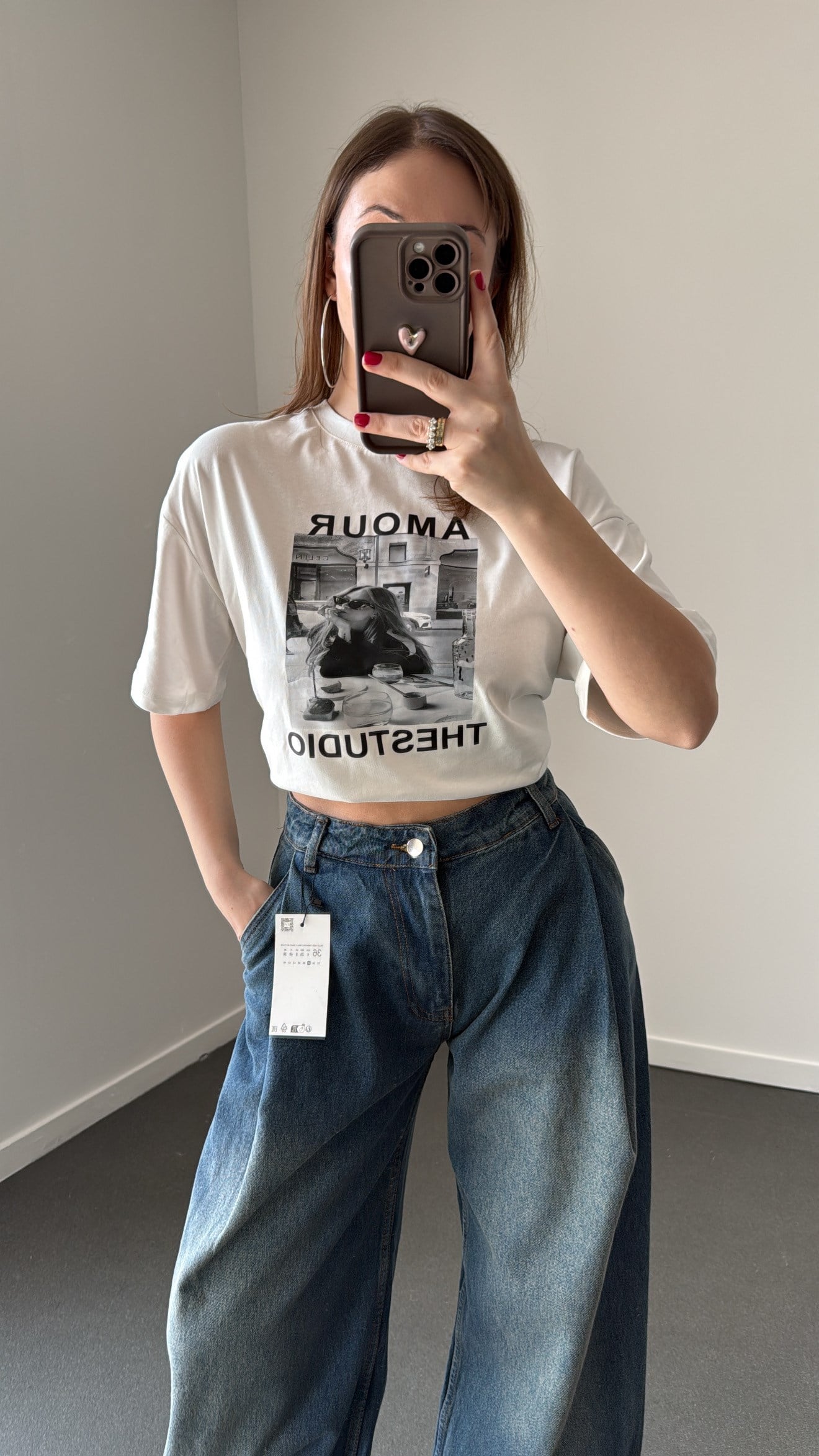 Amour %100 Pamuk Tshirt