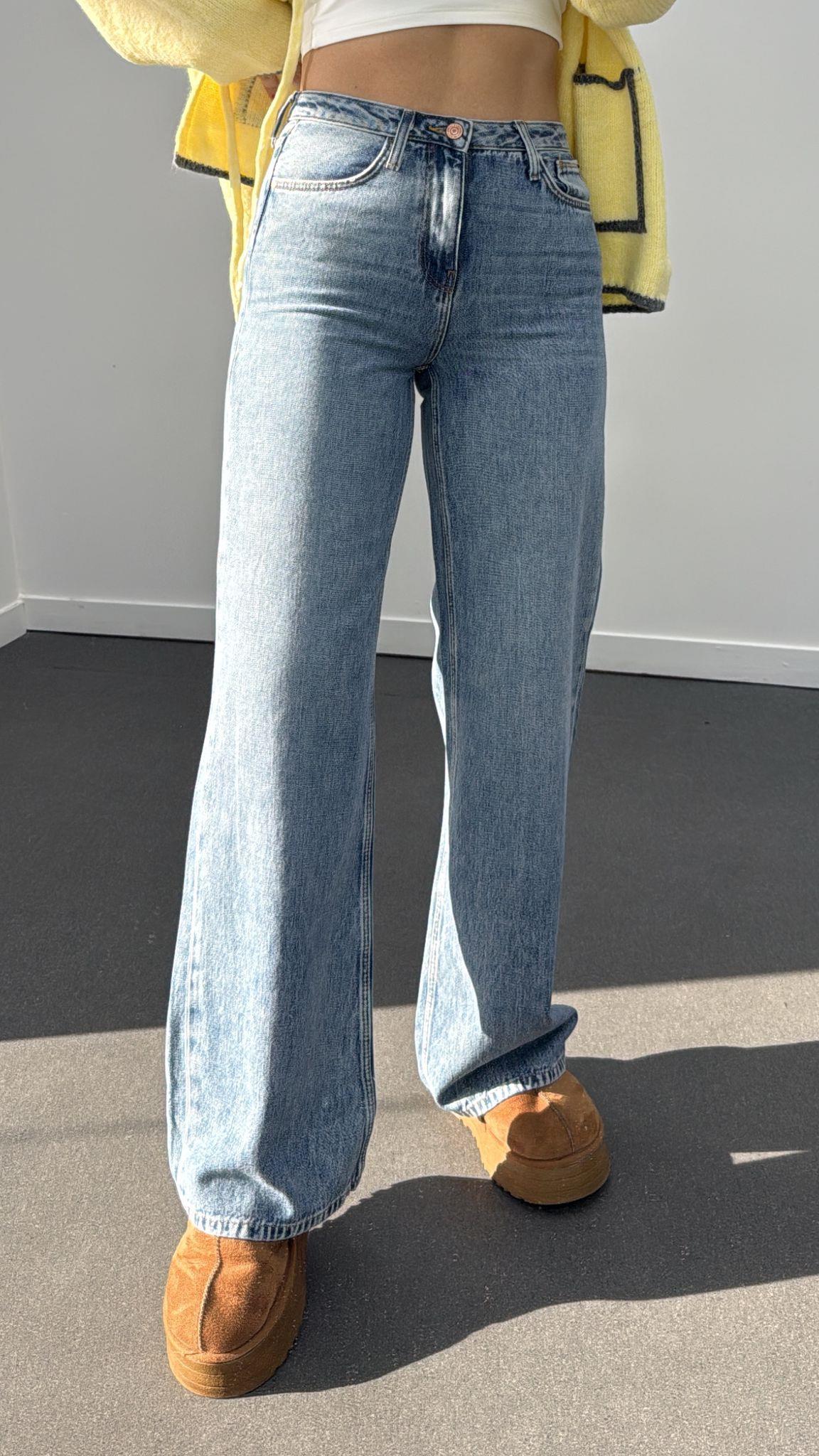 Justine Vintage Kot Straight Leg Jeans