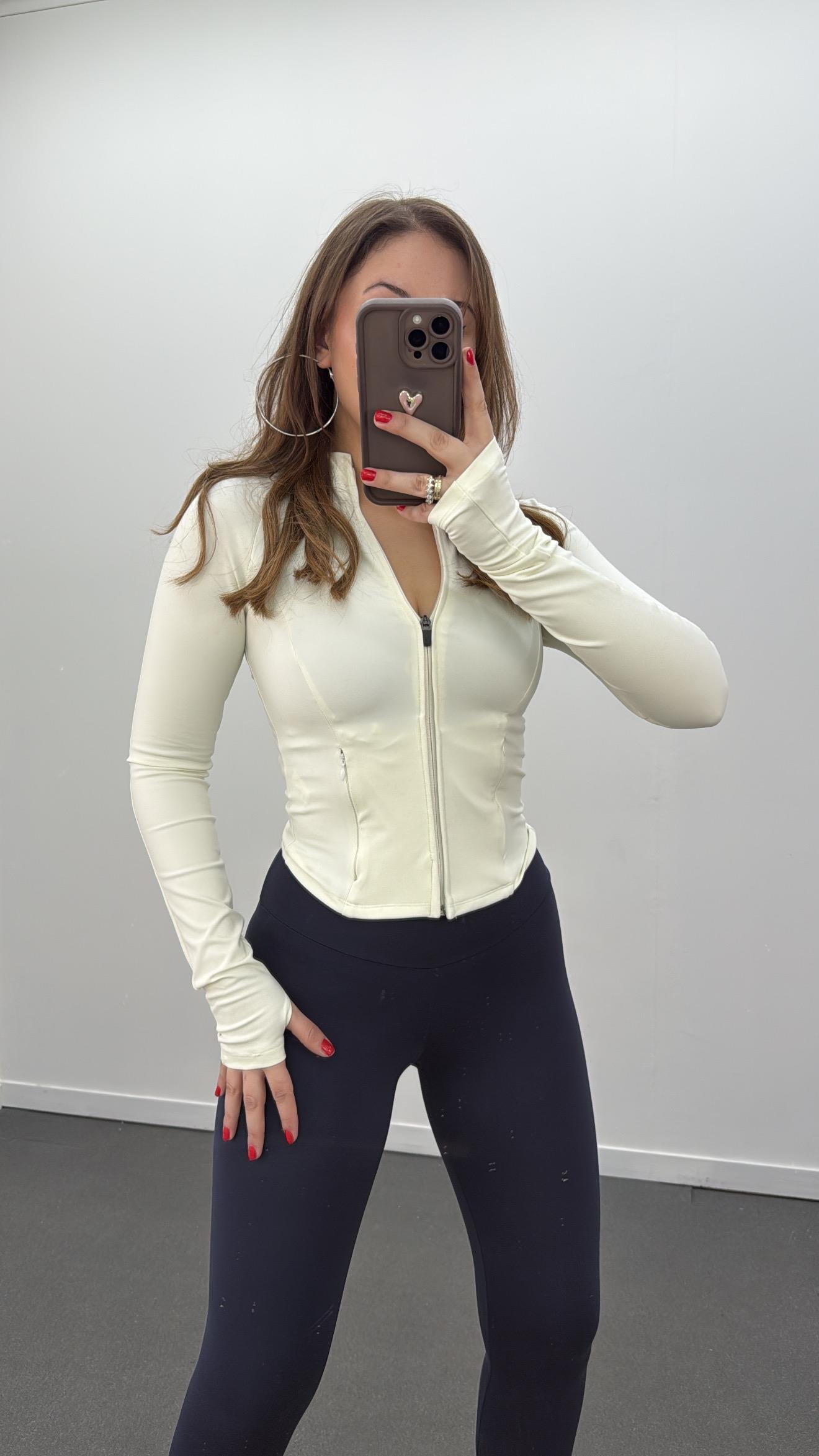 Oys Krem Modal Kumaş Likralı Ceket Hırka