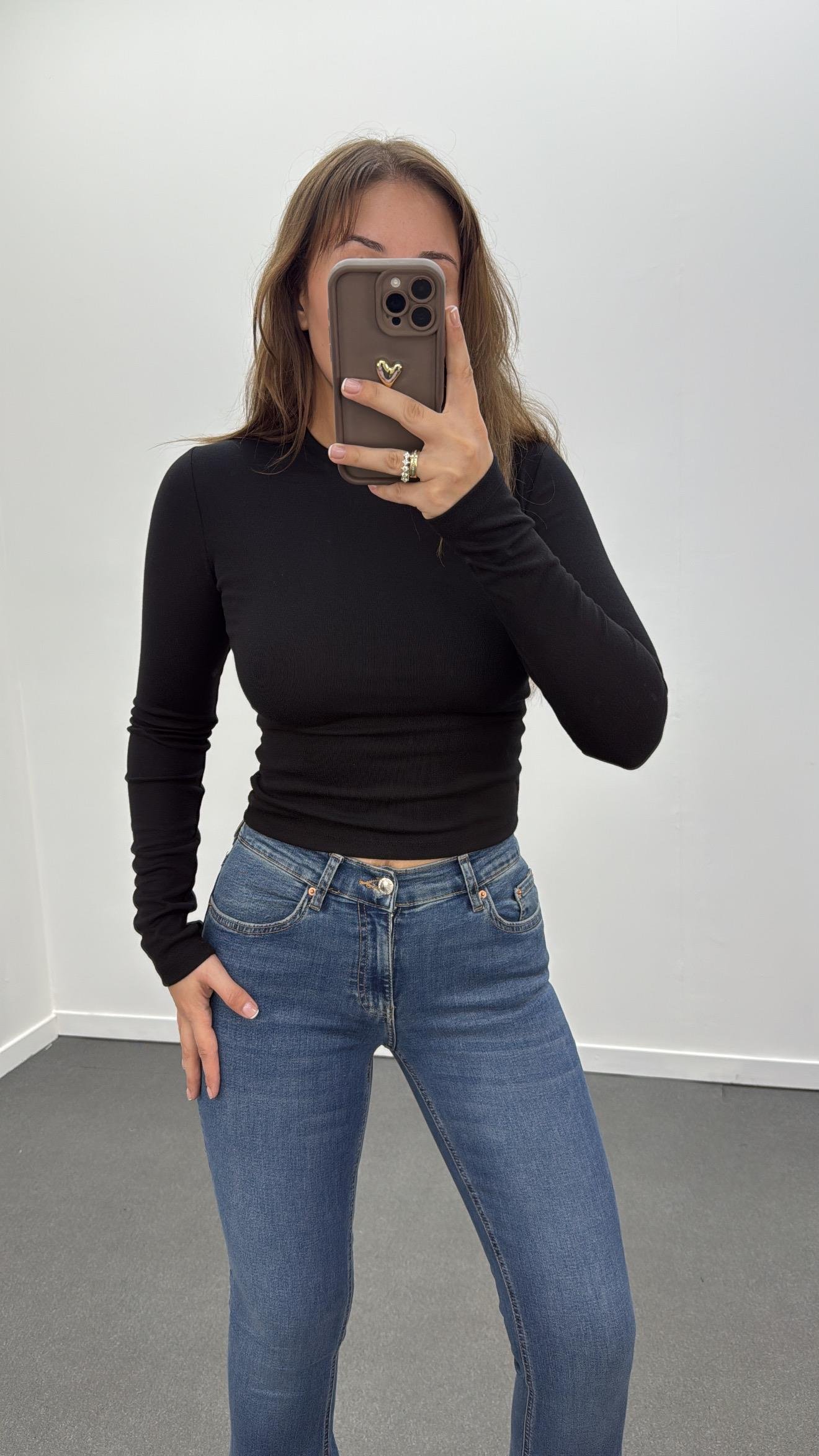 Oys Siyah Parmak Geçirmeli Modal Body