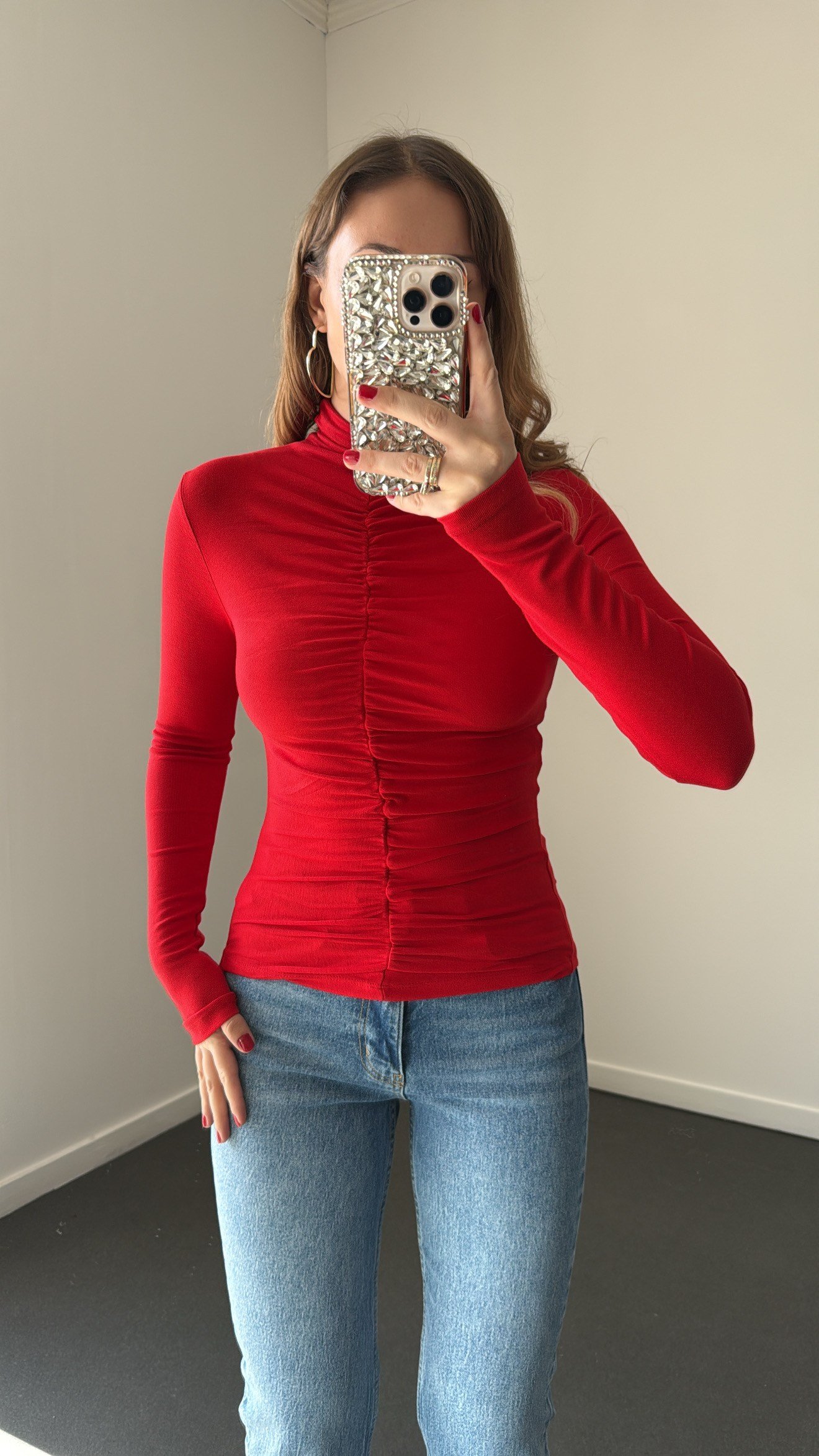 Zevra Kırmızı Büzgülü Balıkçı Body