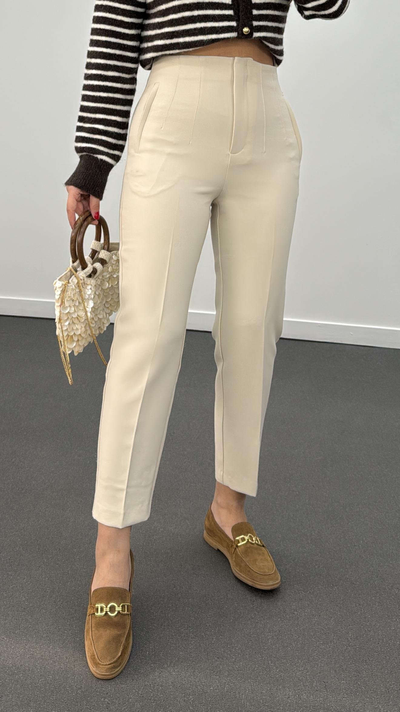 ZR Taş Pensli Kumaş Pantolon