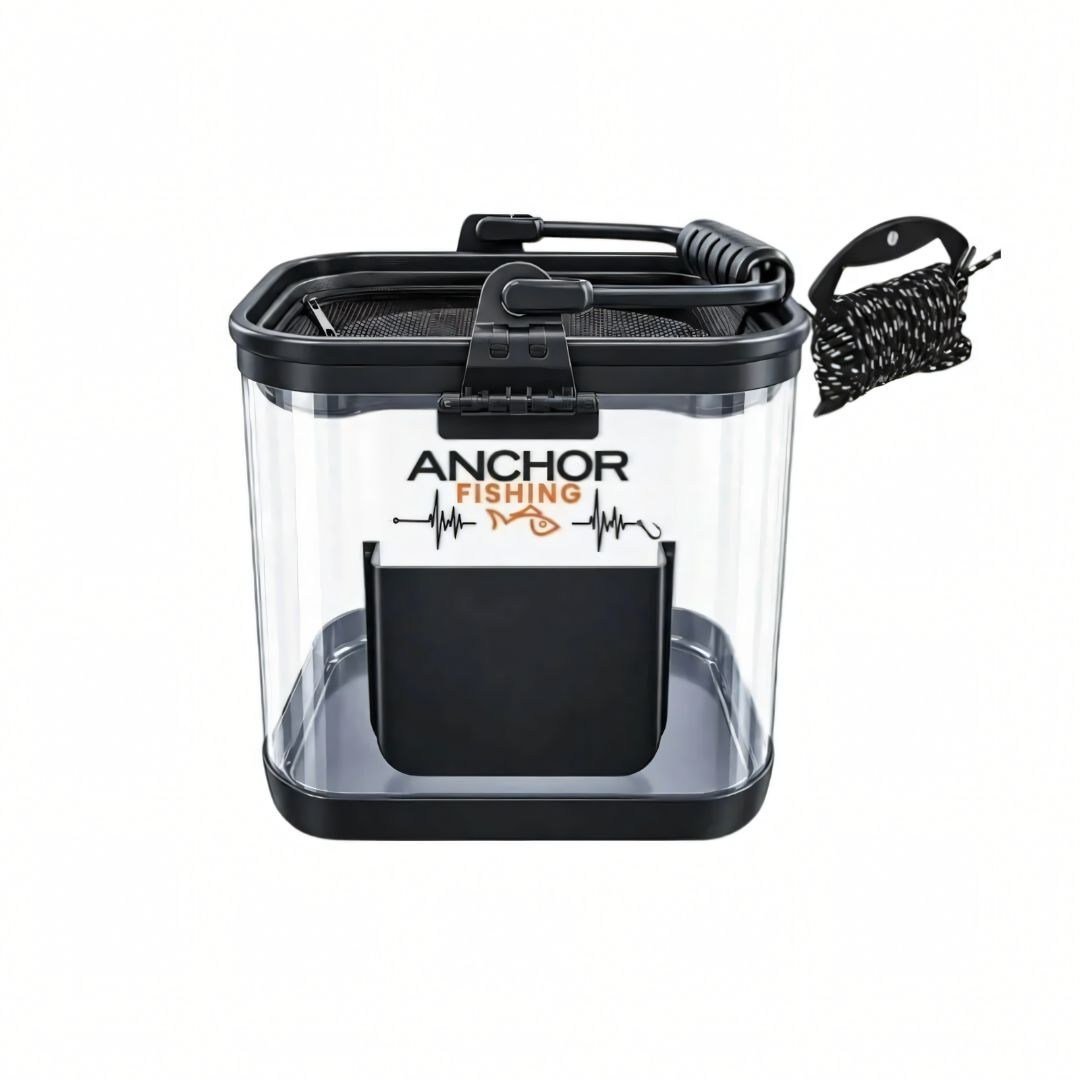 Anchor Şeffaf Katlanır 24 Cm Yaşatma Kovası