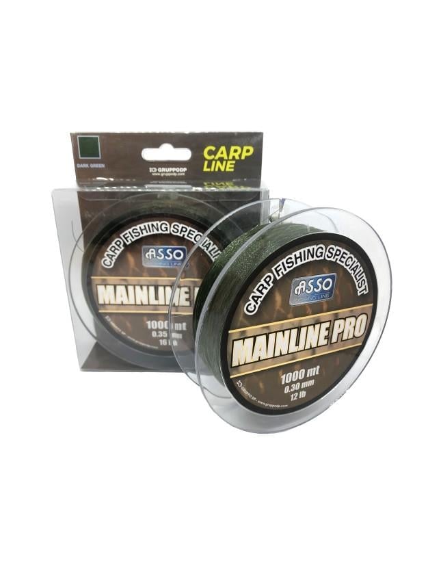 Asso Mainline Pro Special Carp Fishing Line 1.000Mt Dark Green