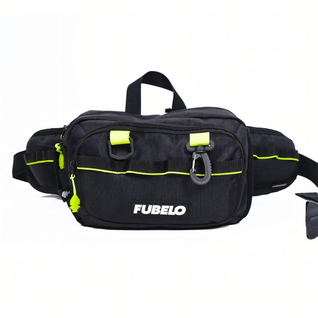 Fubelo Buddy Siyah Balıkçı Bel Çantası