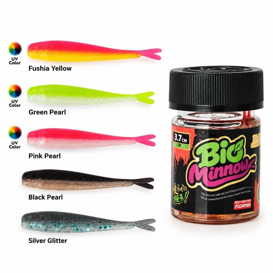 Fujin Bio Minnow 3.7 Cm LRF Silikon Yem