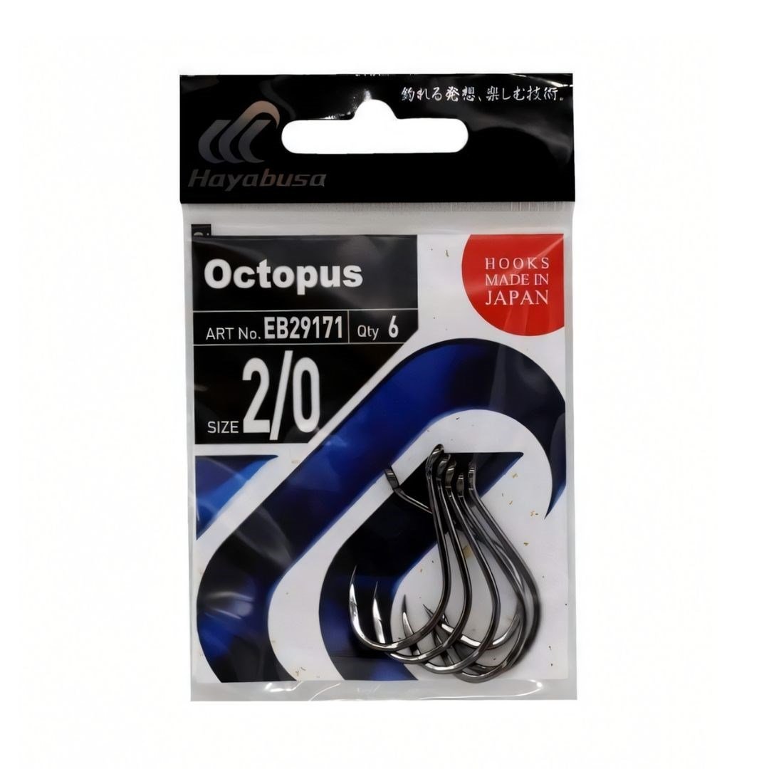 Hayabusa HBEK 562 Octopus Black Nikel Olta İğnesi