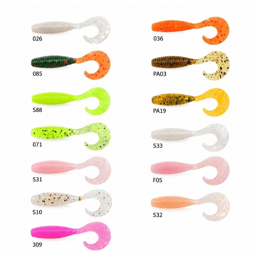 Lucky John Micro Grub 1'' 2.5cm Silikon Yem 15pcs