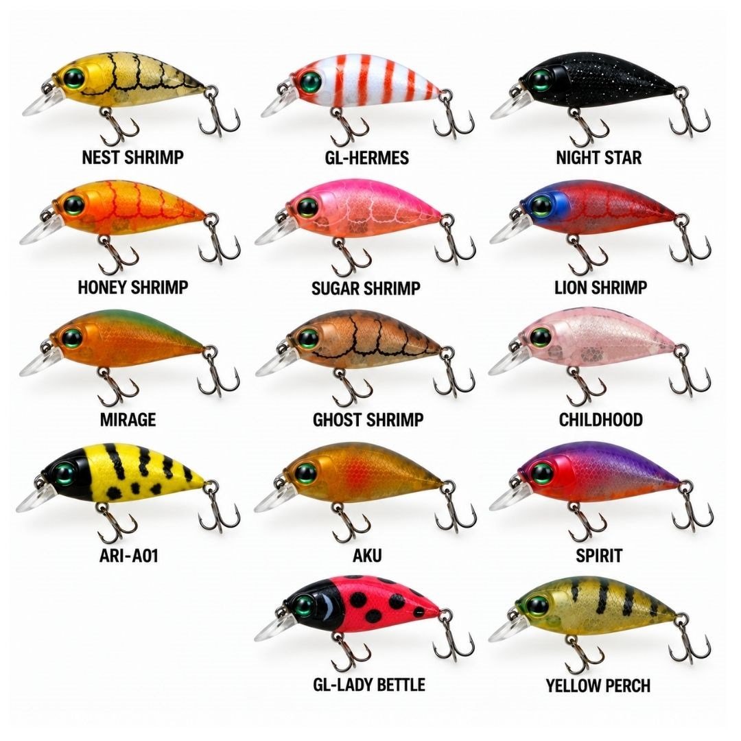Sea Horse Fans Crank 3.6 Cm 3.8 Gr LRF Maket Yem