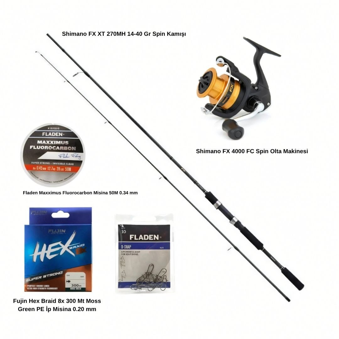 Shimano FX Premium Spin Olta Seti