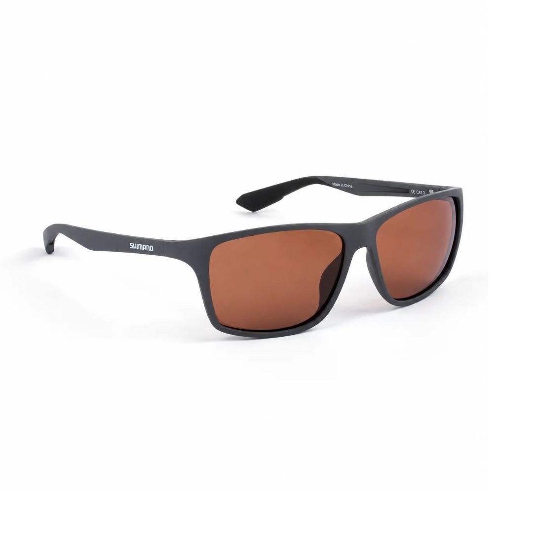 Shimano Technium Matte Dark Grey & Copper Polarize Güneş Gözlüğü