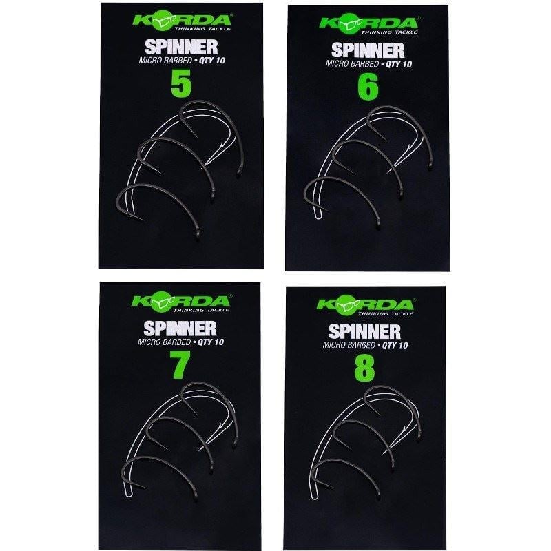  Korda spinner hooks