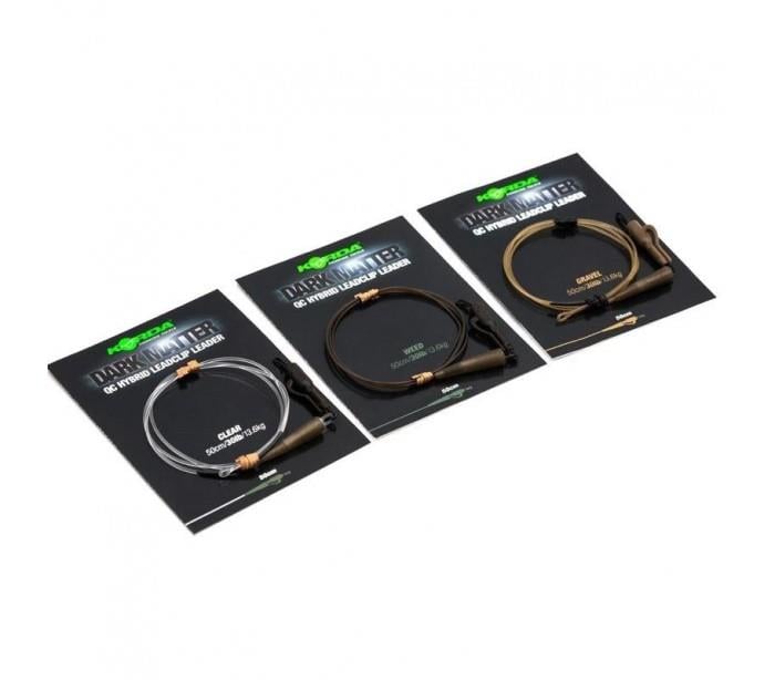 Korda Dark Matter Leader QC Hybrid Clip 40lbs