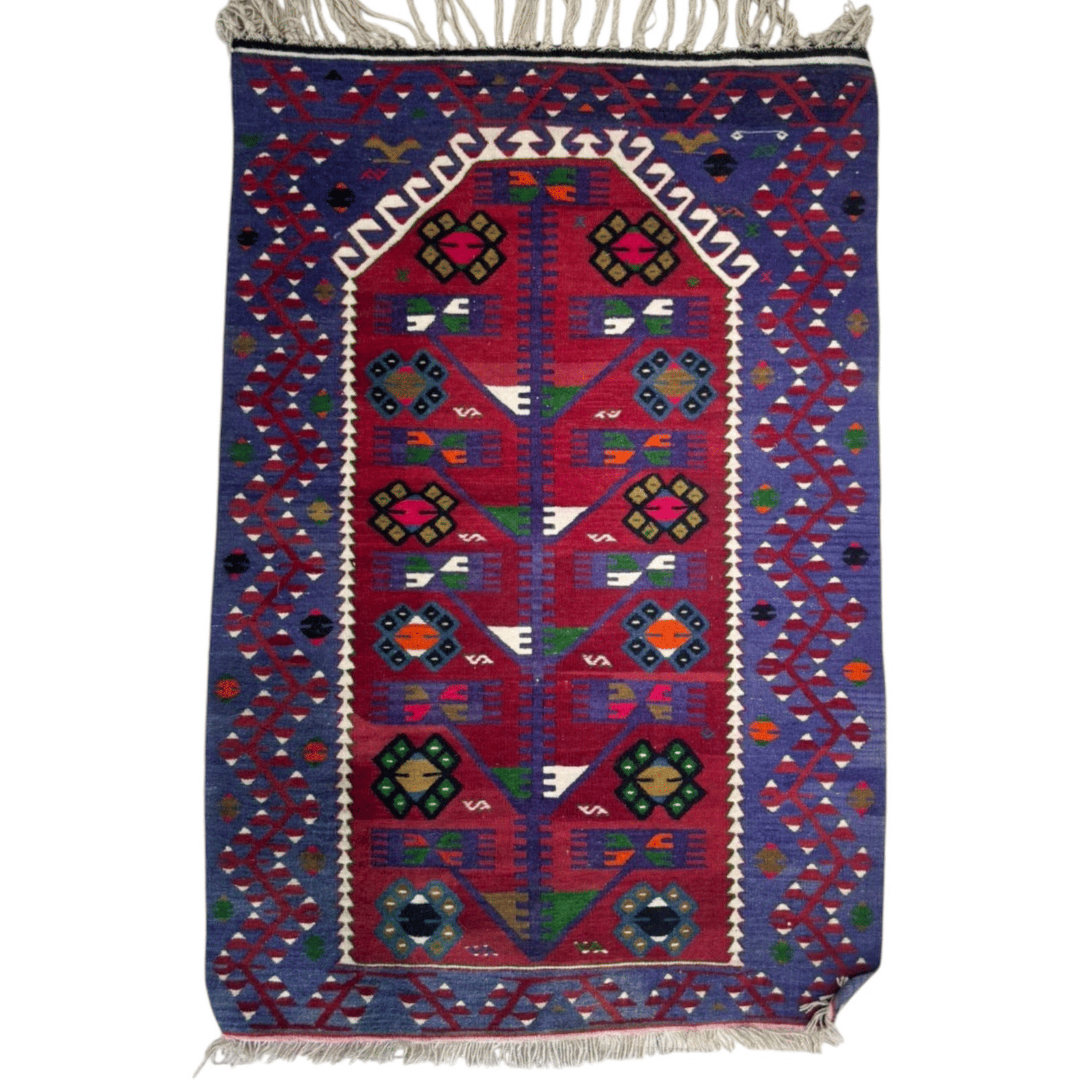 El Dokuması Antik Kilim 3 (100 cm x 160 cm)