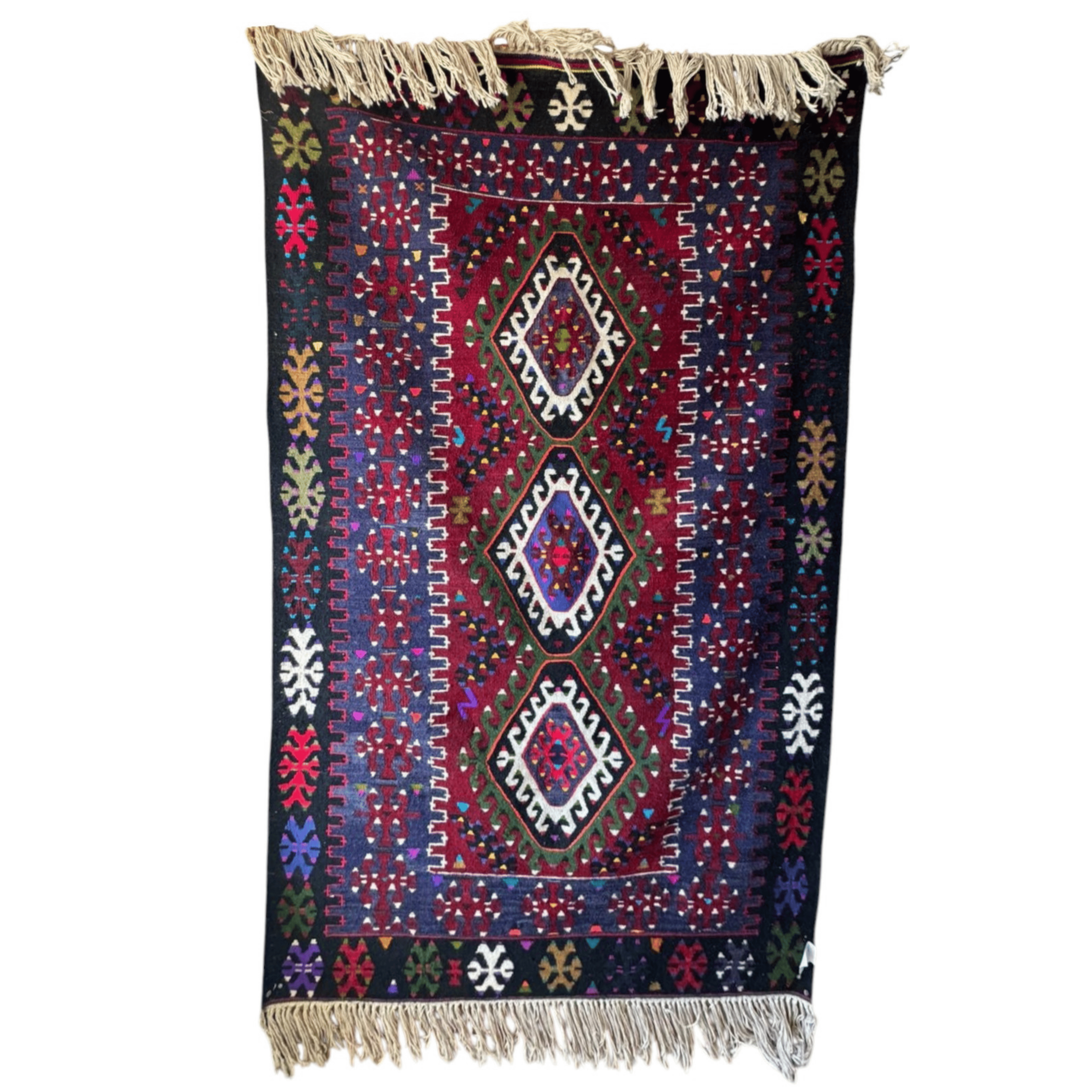 El Dokuması Antik Kilim 5 (106 cm x 160 cm)
