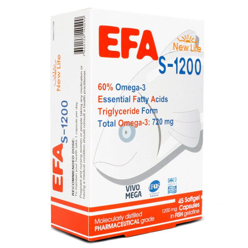 New Life EFA S-1200 Omega-3 45 Kapsül Balık Yağı