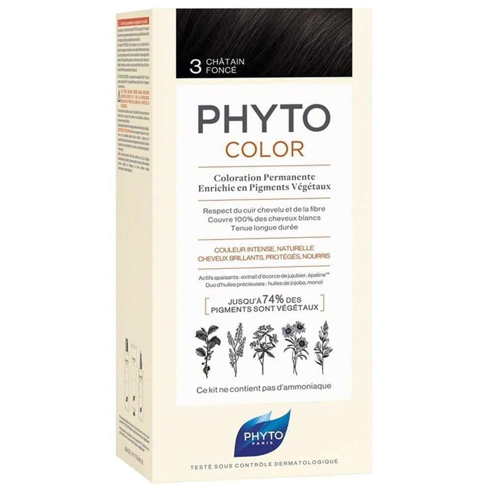 Phyto Phytocolor 3 Koyu Kestane Bitkisel Saç Boyası