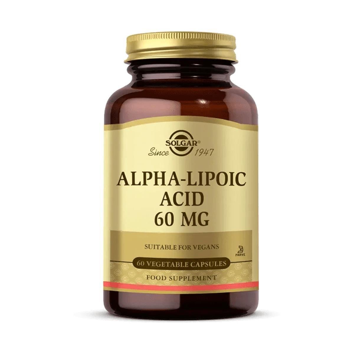 Solgar Alpha Lipoic Acid 60 mg 60 Kapsül
