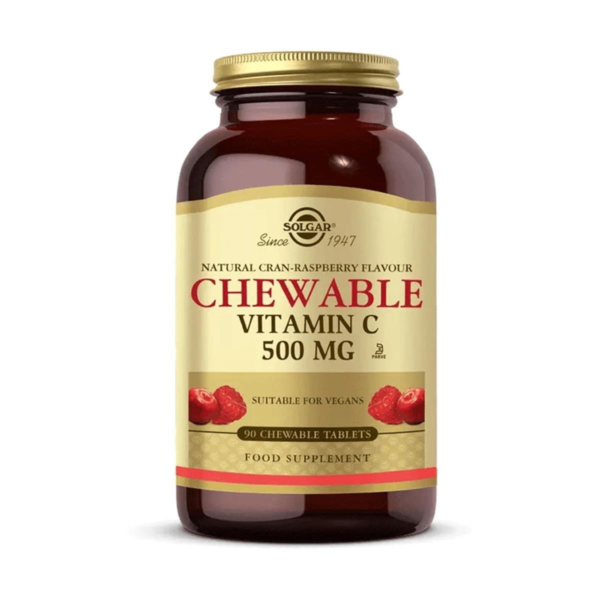 Solgar Chewable Vitamin C 500 mg 90 Tablet