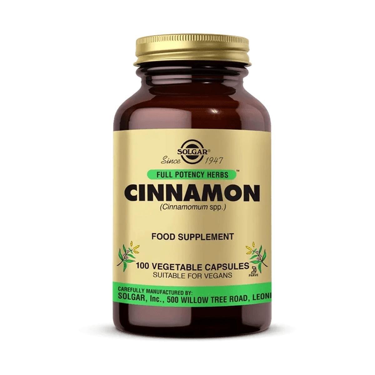 Solgar Cinnamon 100 Kapsül