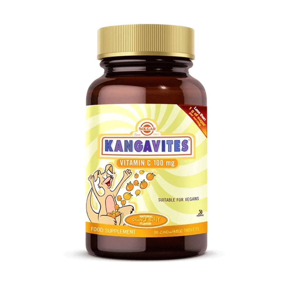 Solgar Kangavites Vitamin C 100 mg 90 Kapsül