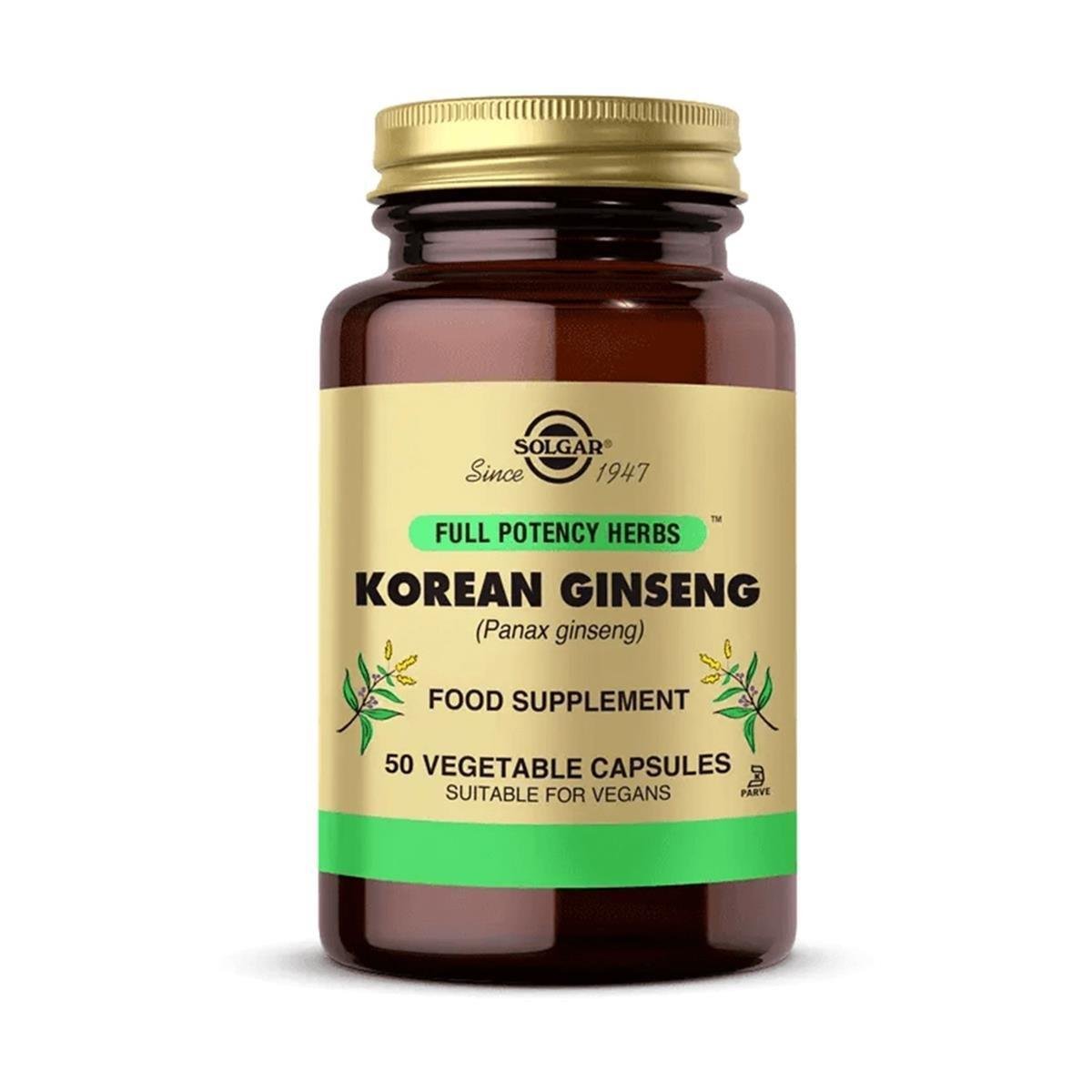 Solgar Korean Ginseng 50 Kapsül