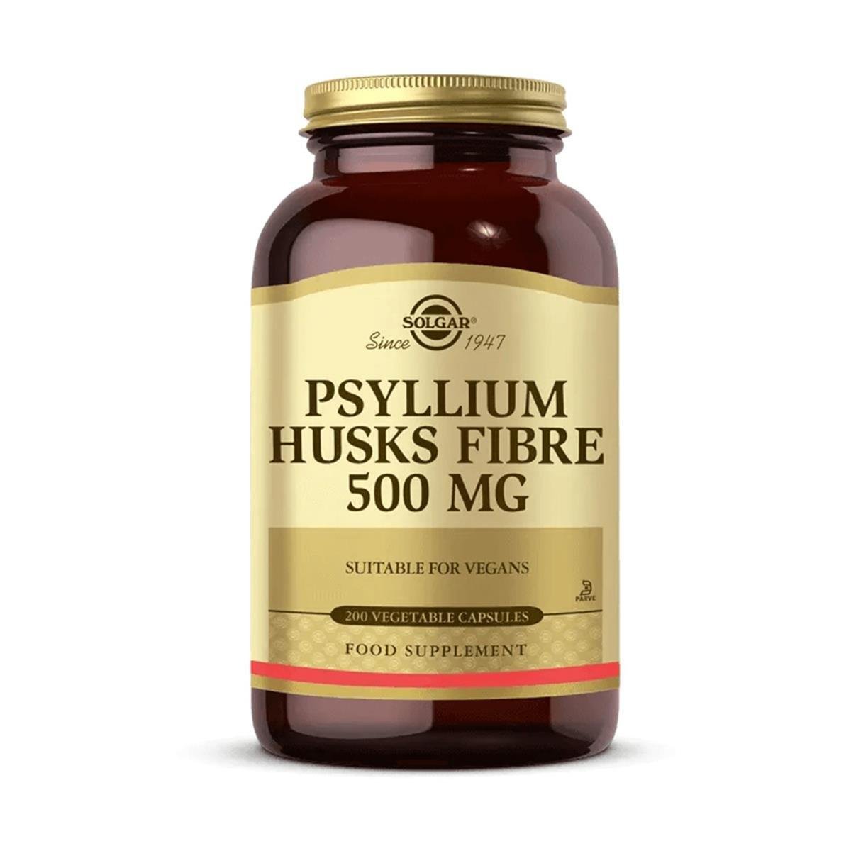 Solgar Psyllium Husks Fibre 500 mg 200 Kapsül