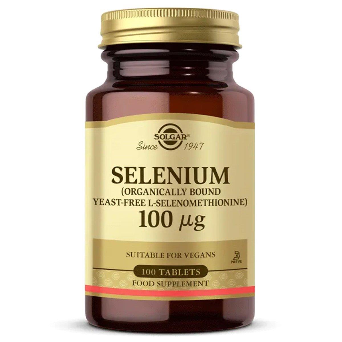 Solgar Selenium 100 mcg 100 Tablet