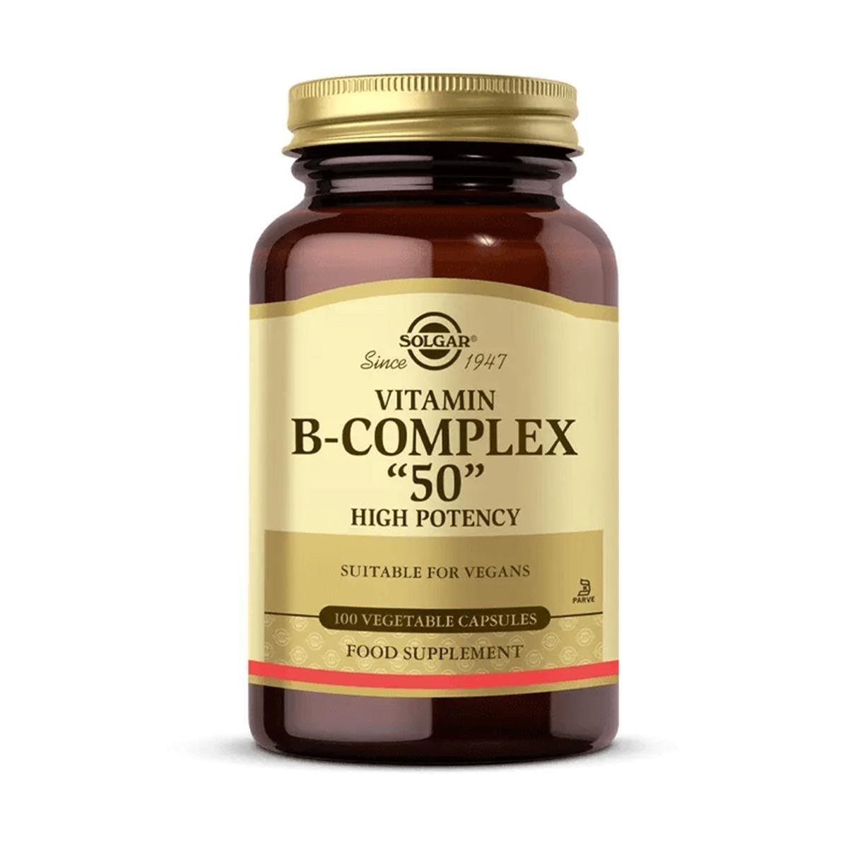 Solgar Vitamin B-Complex 50 MG 100 Kapsül