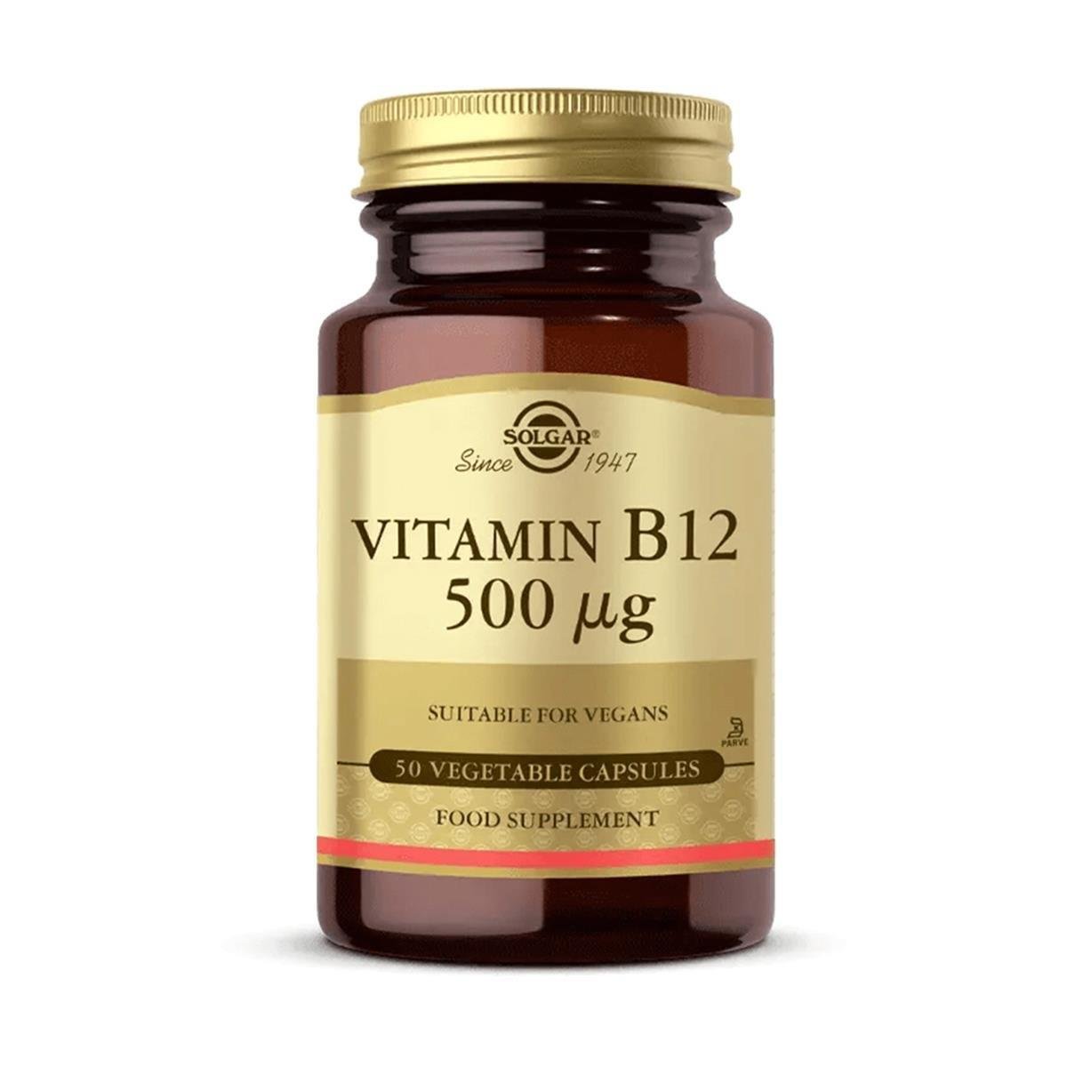Solgar Vitamin B12 500 MG 50 Kapsül