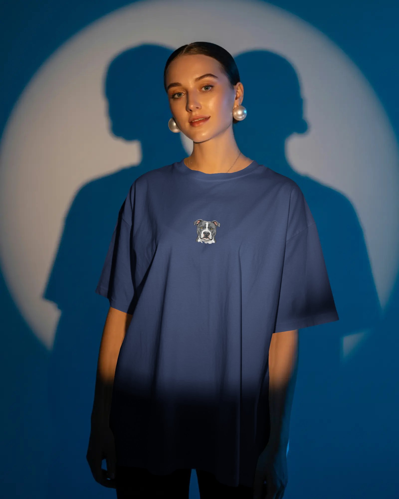 American Staffordshire Zarafeti – Kadın Oversize Tişört