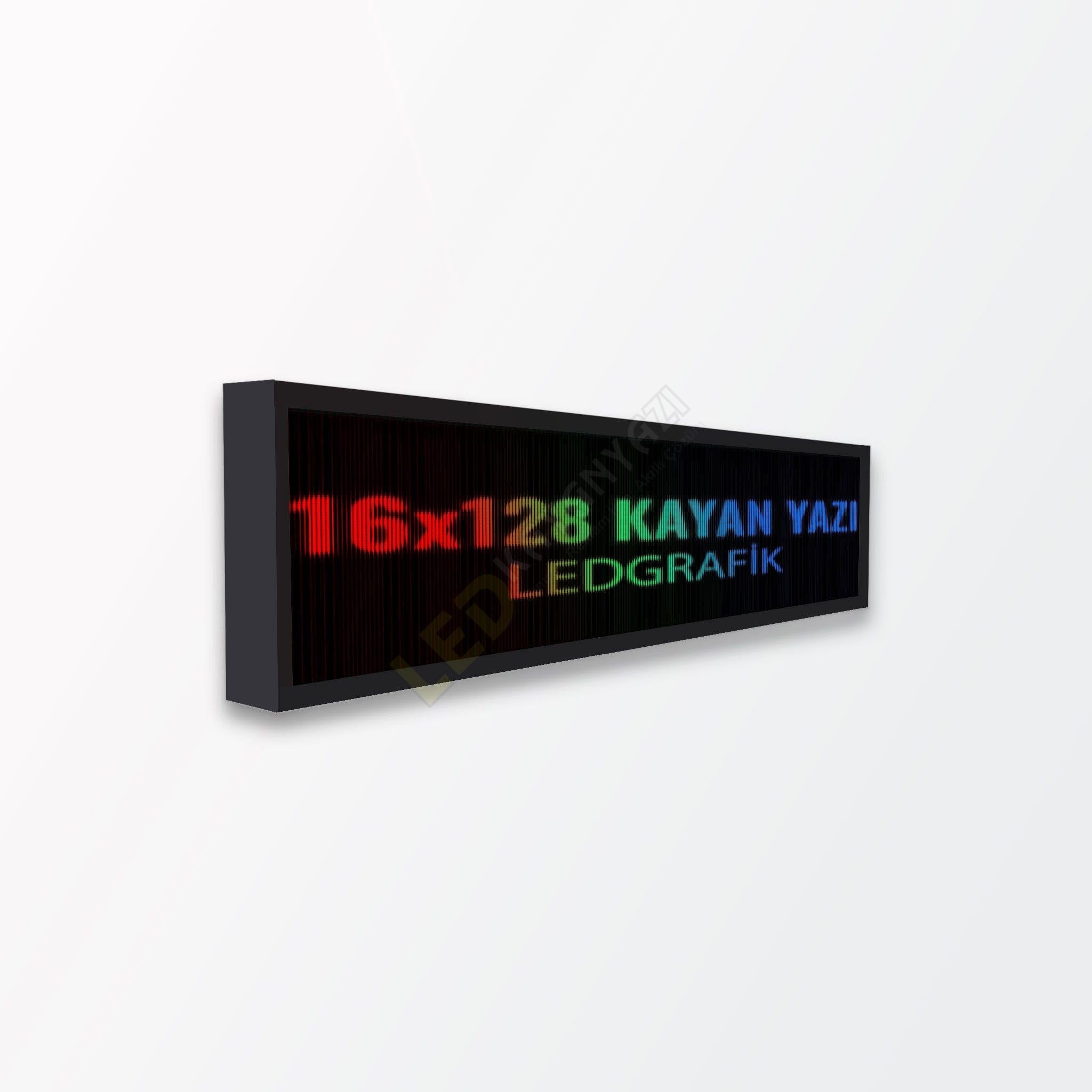 16X128 P10 Kayan Yazı Çift Yön