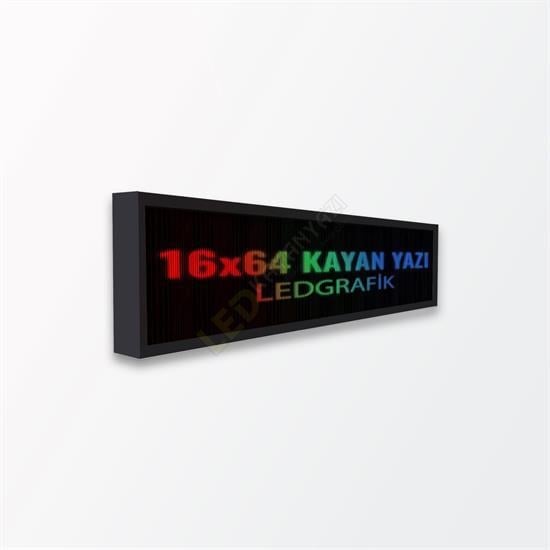 16X64 P10 Kayan Yazı Tek Yön