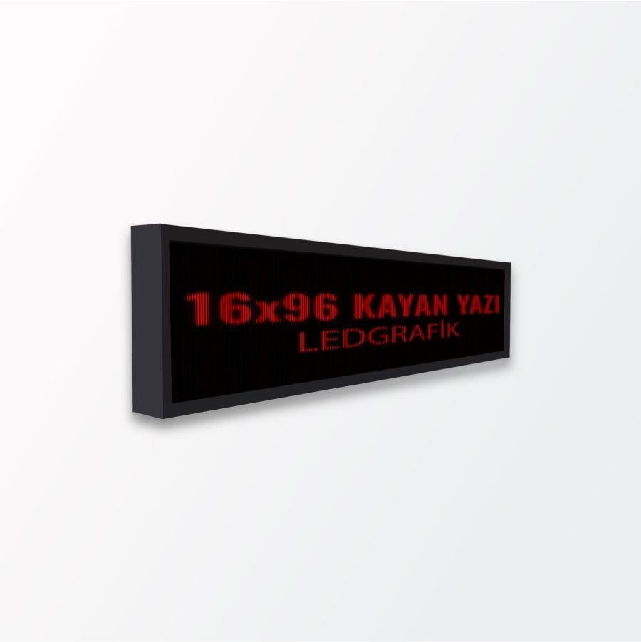 16X96 P10 Kayan Yazı Çift Yön