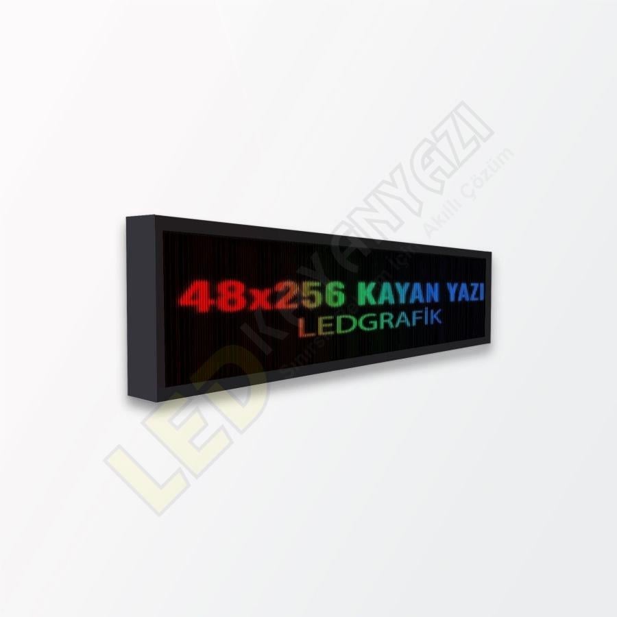 48X256 P10 Kayan Yazı Tek Yön