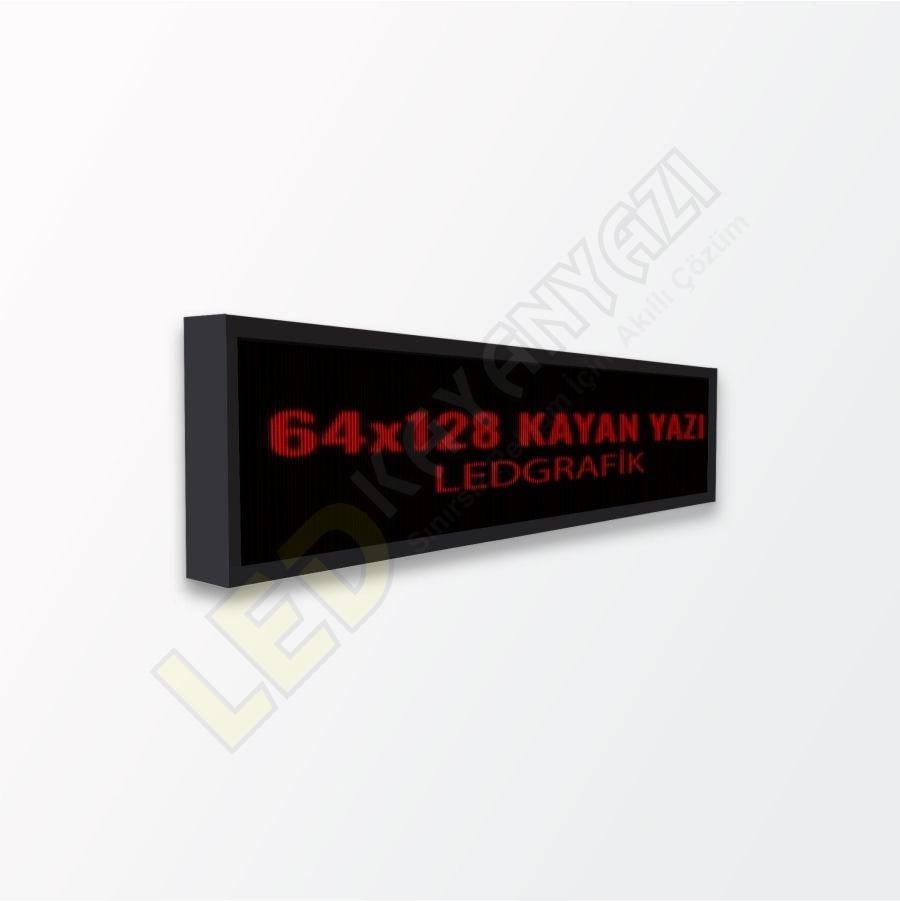 64X128 Kayan Yazı Çift Yön