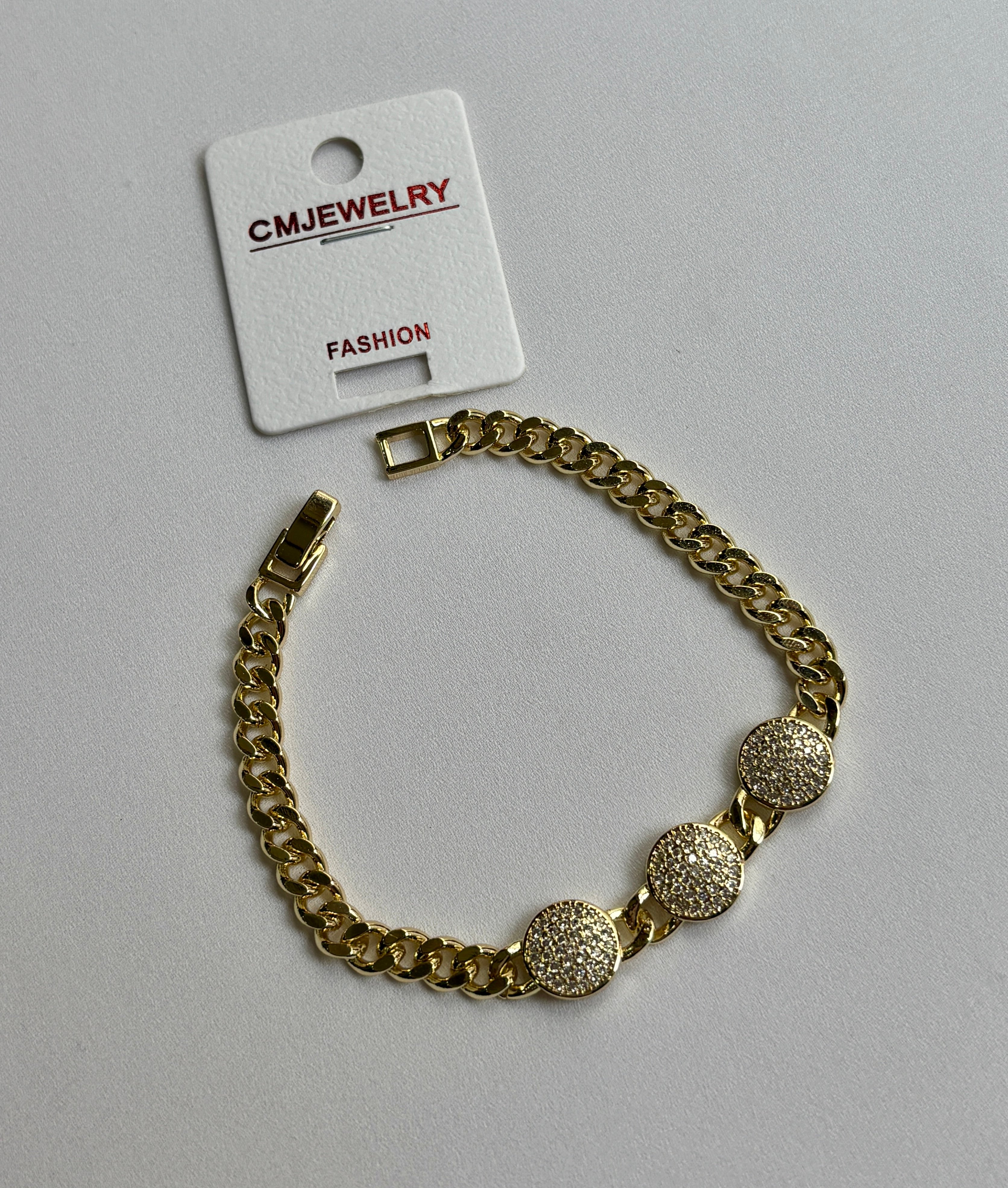 TAŞLI GOLD BİLEKLİK
