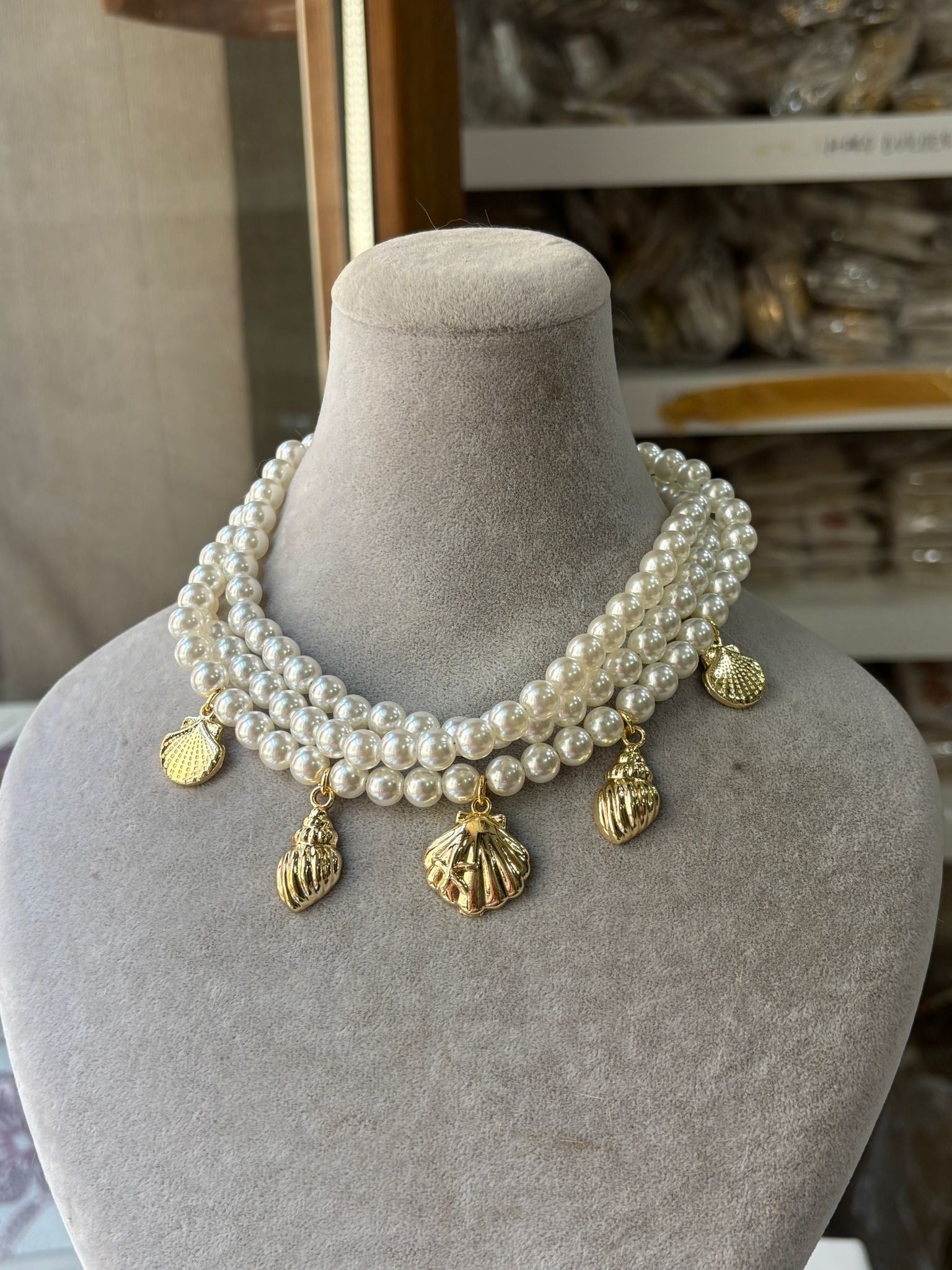 DENİZ TEMALI CHARM CHOKER KOLYE