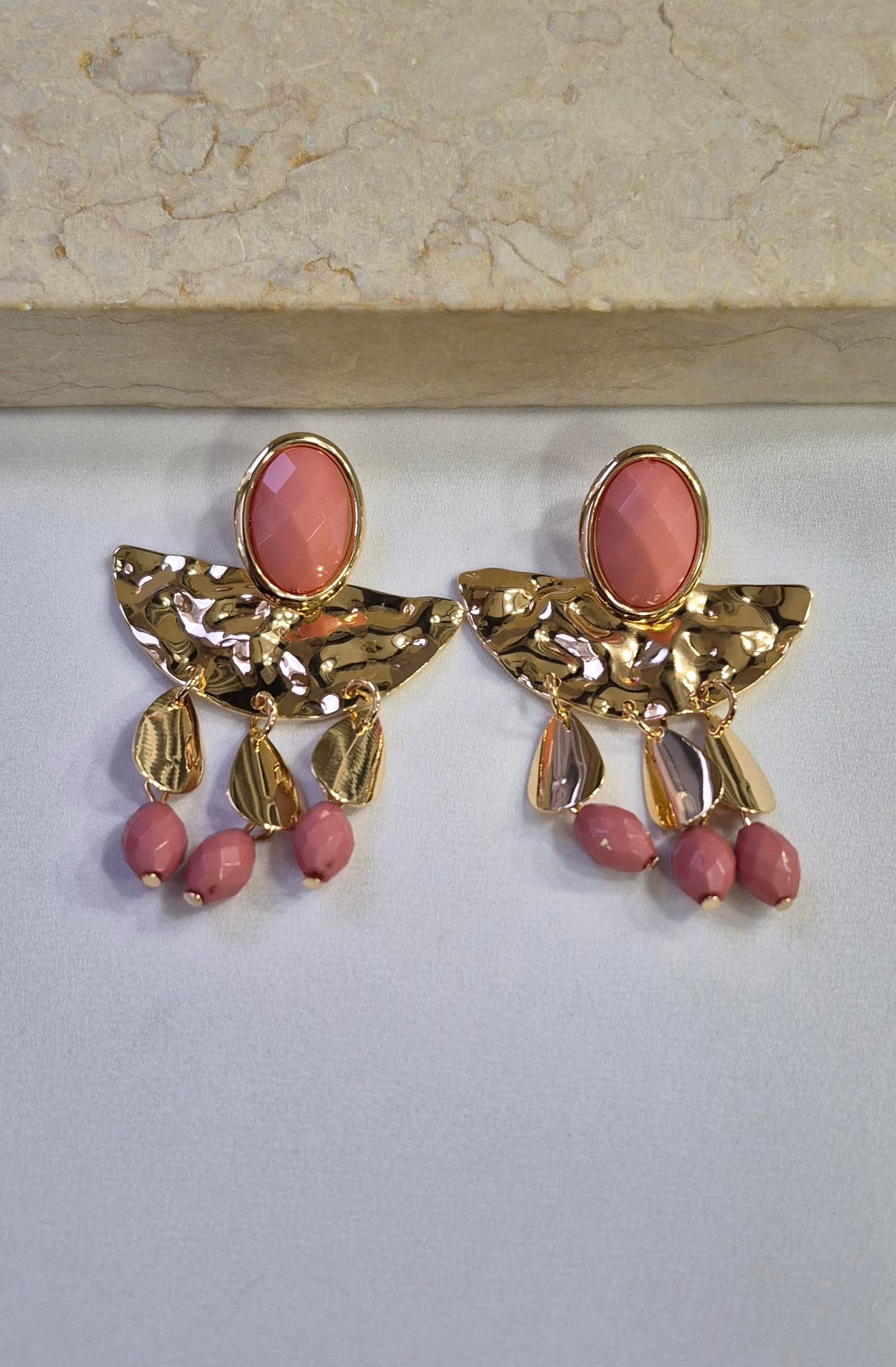 PEMBE SALLANTILI KÜPE 