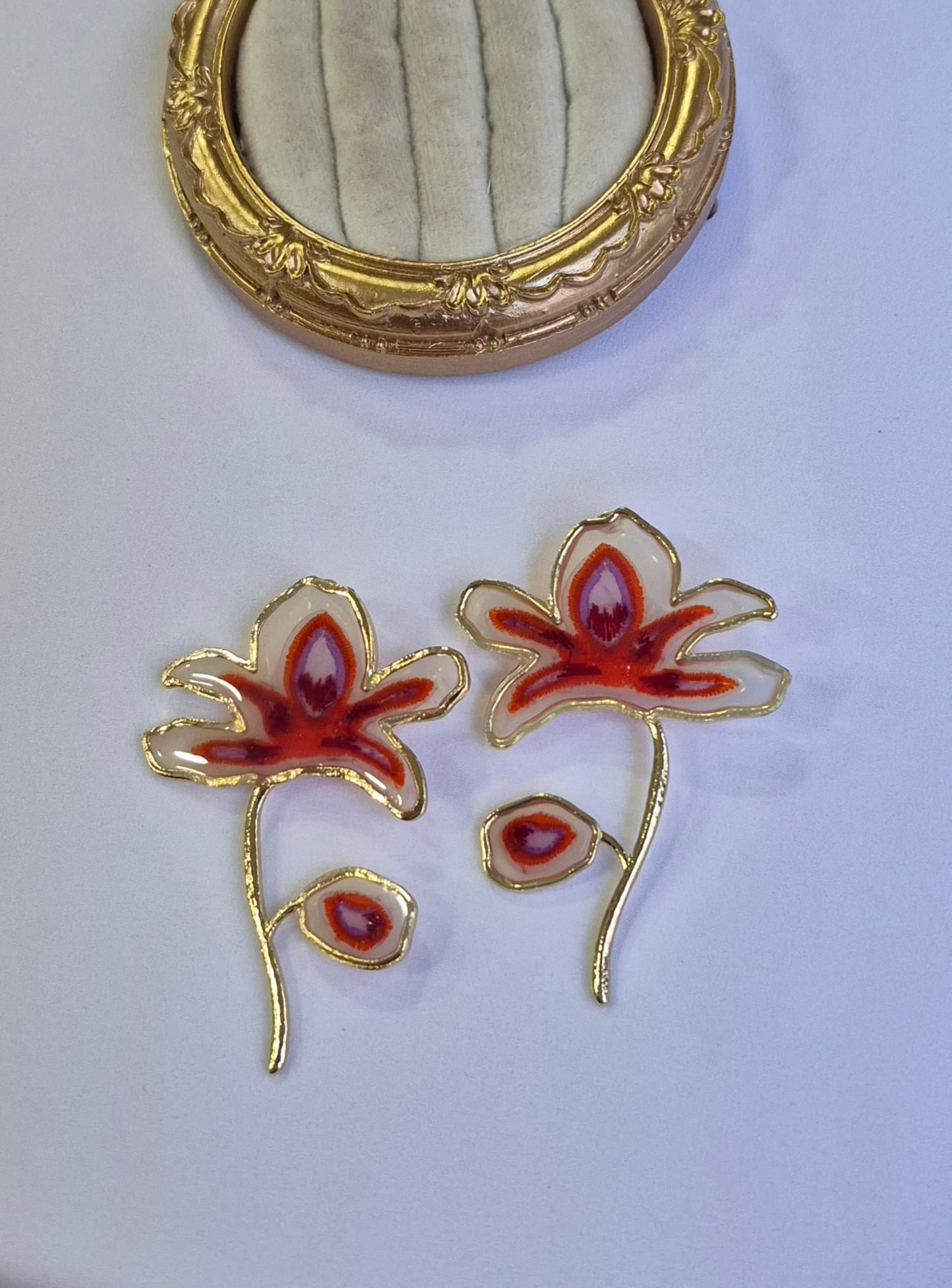 ÇİÇEK KÜPE 