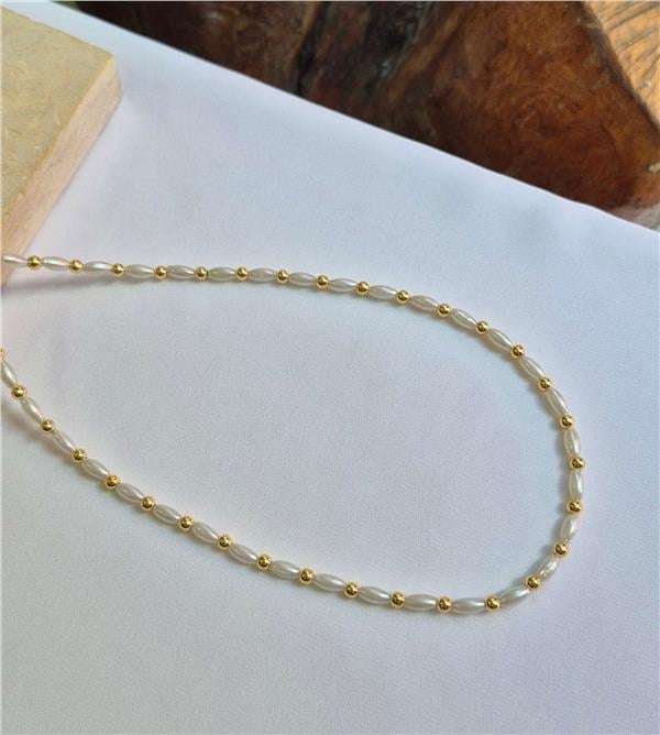 GOLD TOP DETAYLI KOLYE