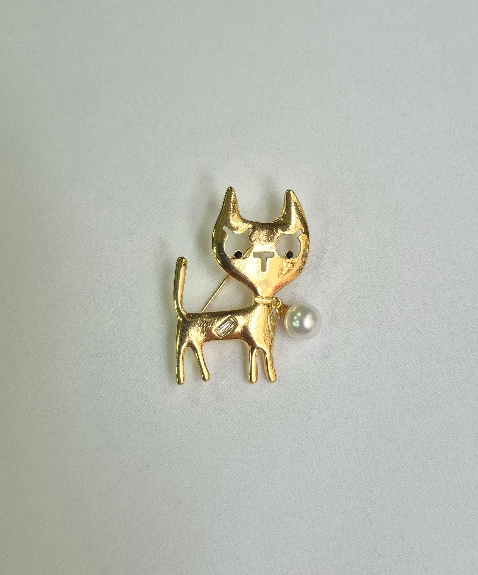 KEDİ BROŞ