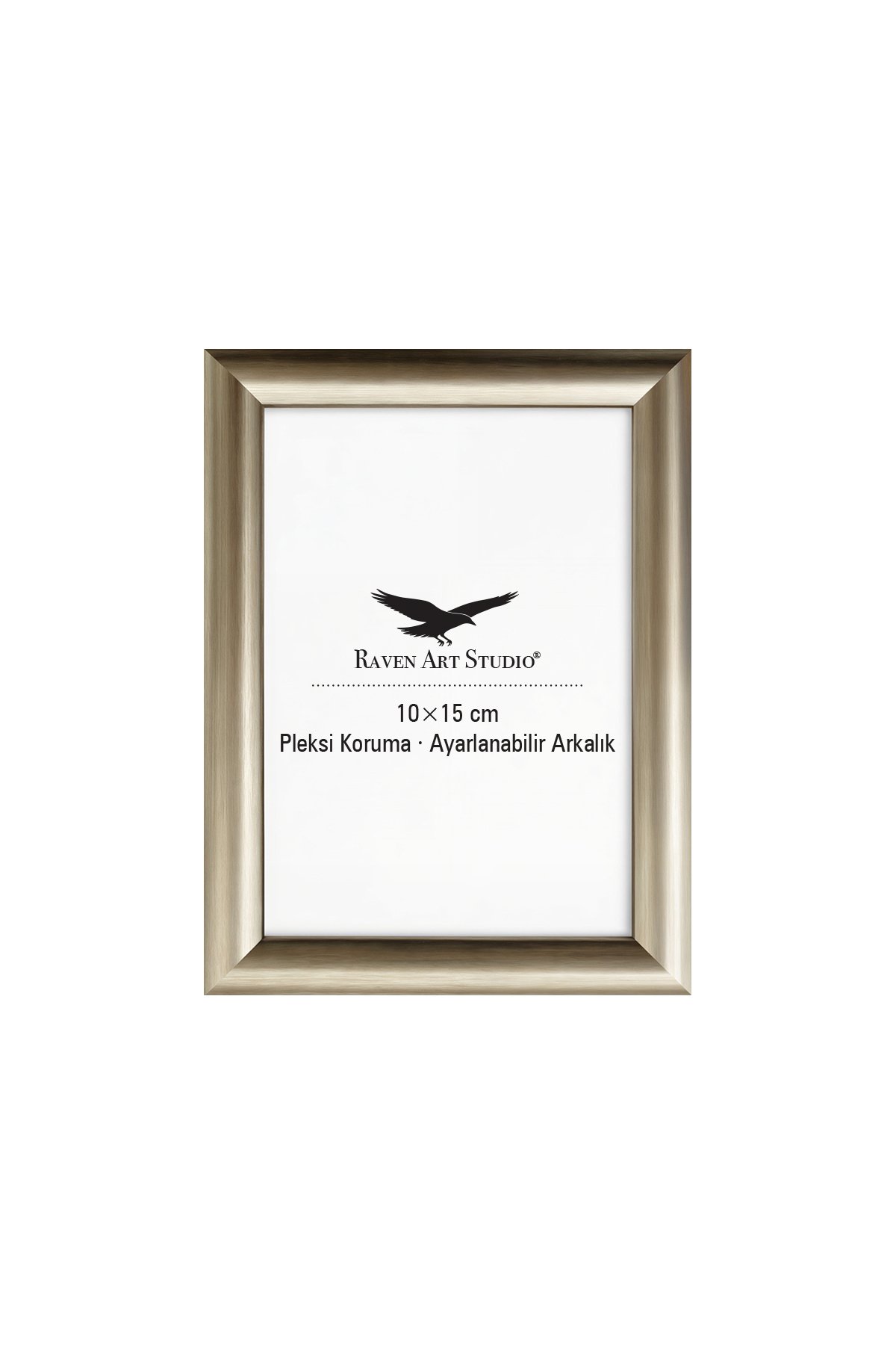 Pergamon 10x15cm Platin Resim Fotoğraf Belge Poster Evrak Çerçevesi Korumalı Kırılmaz Pleksi Cam