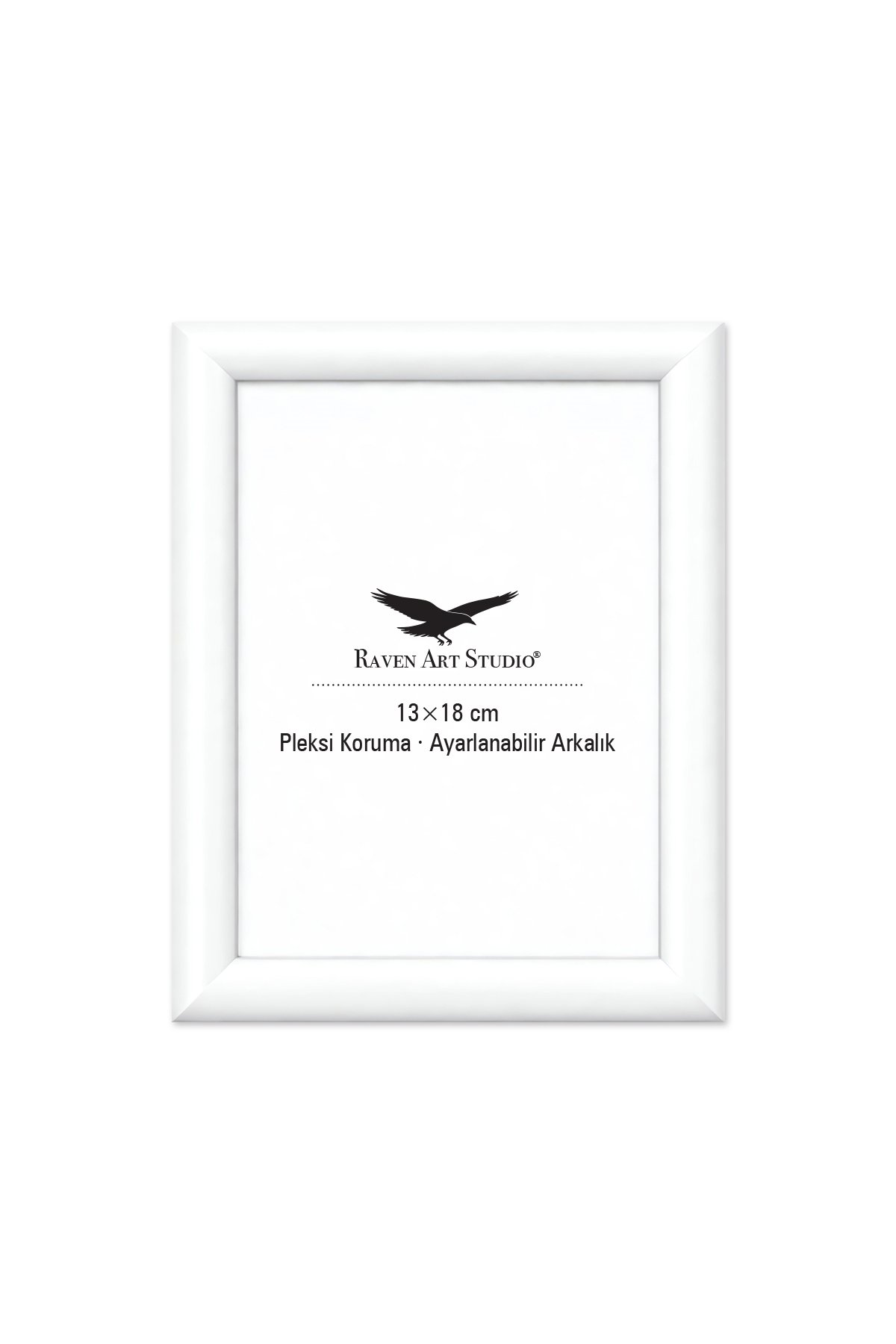 Pergamon 13x18cm Beyaz Resim Fotoğraf Belge Poster Evrak Çerçevesi Korumalı Kırılmaz Pleksi Cam