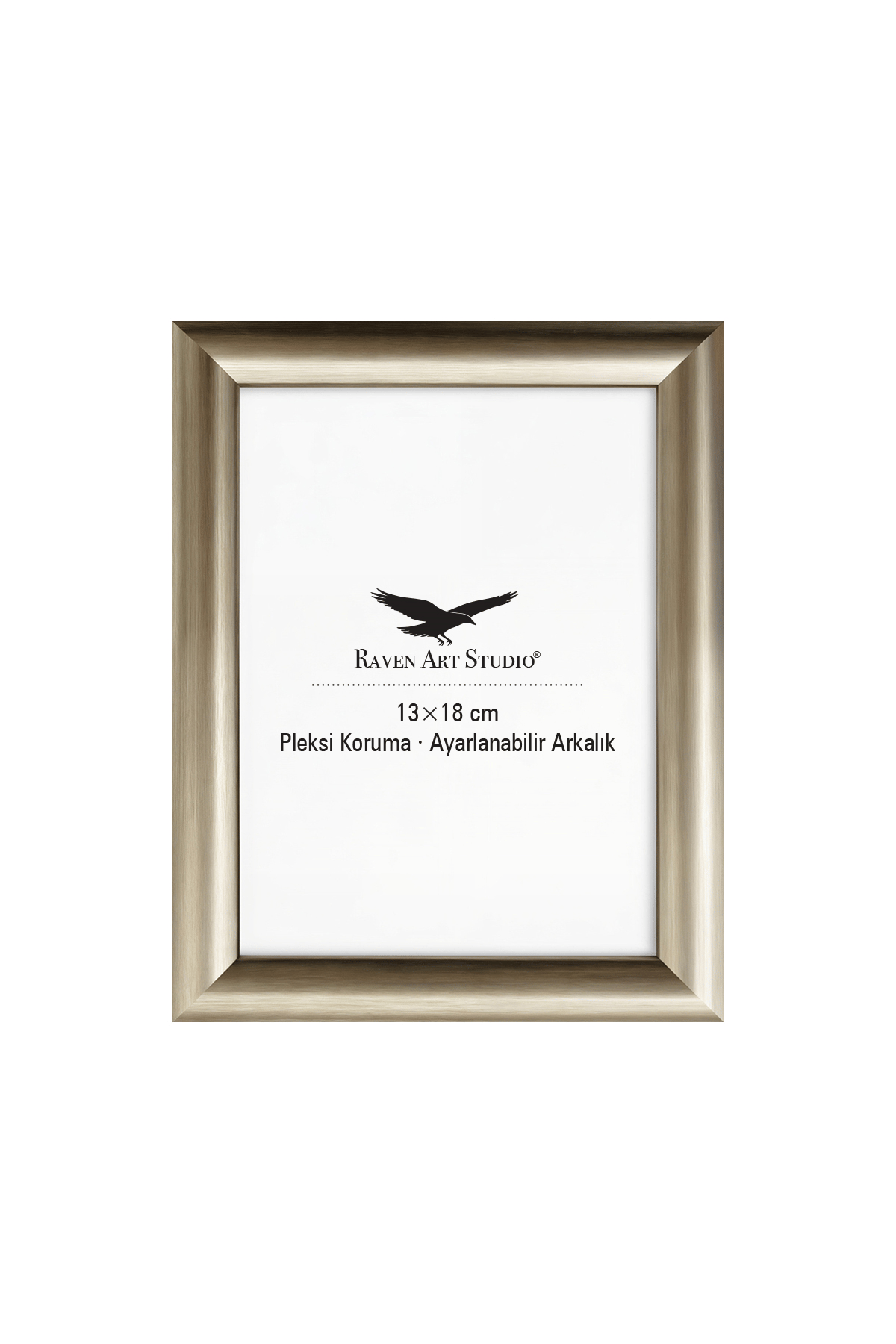 Pergamon 13x18cm Platin Resim Fotoğraf Belge Poster Evrak Çerçevesi Korumalı Kırılmaz Pleksi Cam