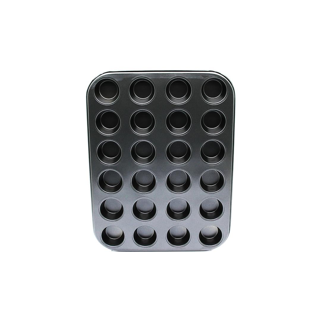 24 GÖZLÜ METAL - SİYAH MUFFIN KEK KALIBI (5293)