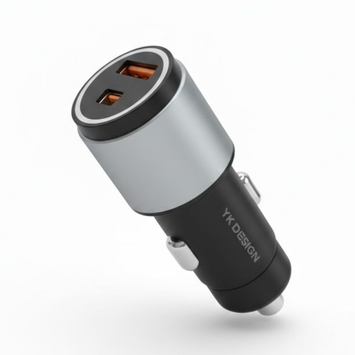 Araç İçi Çakmaklığa TakılanType-C ve USB Girişli 2 Portlu Hızlı Şarj Adaptörü (5293)