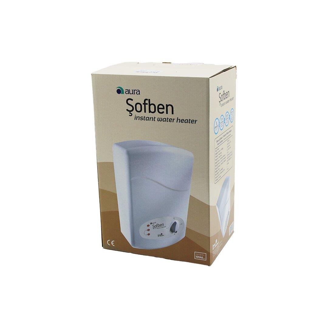 AURA MODEL-105-A6 ELEKTRİKLİ BANYO ŞOFBEN 7350W  ÇİFT TERMOSTATLI  3 KADEMELİ  TÜP REZİSTANSLI  5 EMNİYETLİ (5293)